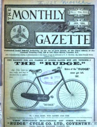 Ctc Gazette, Vol 1894, No 1