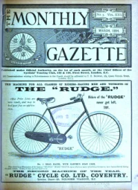 Ctc Gazette, Vol 1894, No 3