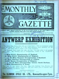 Ctc Gazette, Vol 1894, No 8