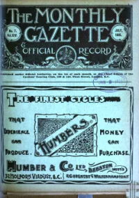 Ctc Gazette, Vol 1895, No 7