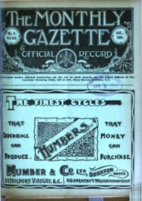 Ctc Gazette, Vol 1895, No 8