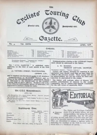 CTC Gazette, Vol 1908, No 4