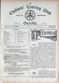 CTC Gazette, Vol 1908, No 6