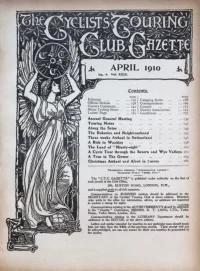 Ctc Gazette, Vol 1910, No 4