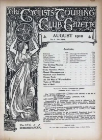 Ctc Gazette, Vol 1910, No 8