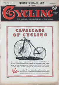 Cycling Magazine, Vol 52, No 2631